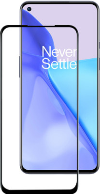 VAlight Edge To Edge Tempered Glass for Oneplus 9, Oneplus 9R, OnePlus 8T, Premium Tempered glass with Self Installation Guide - Wet & Dry wipes,(Pack of 1)