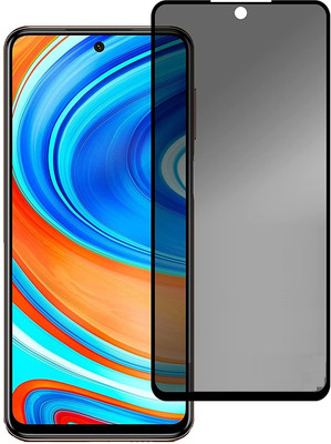 Casesily Edge To Edge Tempered Glass for Redmi Note 9s Anti-Spy 5D Privacy Screen Protector(Pack of 1)