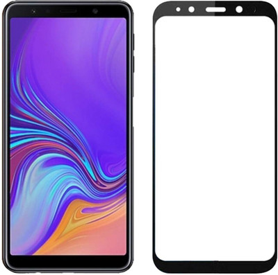 FlipSmartGuard Edge To Edge Tempered Glass for Samsung Galaxy A7 (2018) With 9H hardness, Edge To Edge Full Screen Coverage| Oleophobic Coating | Ultra HD+ | Case Friendly| With Easy Installation Kit.(Pack of 1)