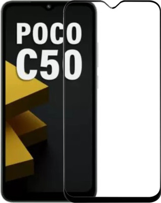 SRT Edge To Edge Tempered Glass for Poco C50(Pack of 1)