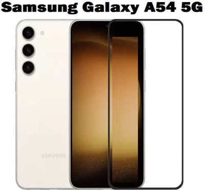 LIKEDESIGN Edge To Edge Tempered Glass for SAMSUNG Galaxy A54 5G, Samsung A54 5G(Pack of 1)