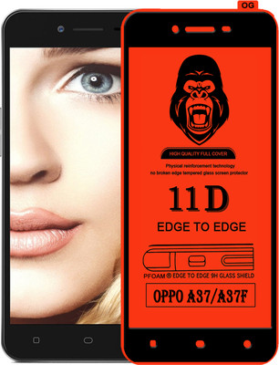 Rofix star Edge To Edge Tempered Glass for Oppo A37(Pack of 1)