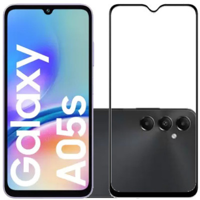 RCHJV Edge To Edge Tempered Glass for Samsung Galaxy A05s(Pack of 1)