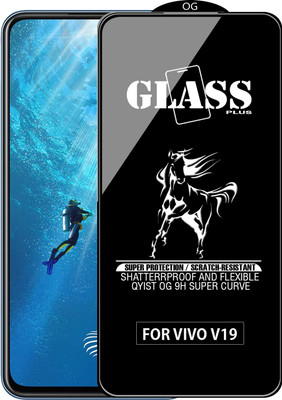 Qyist Edge To Edge Tempered Glass for VIVO V19(Pack of 1)
