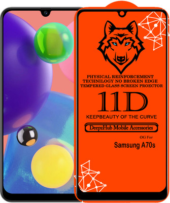 CRodible Edge To Edge Tempered Glass for Samsung Galaxy A70s(Pack of 1)