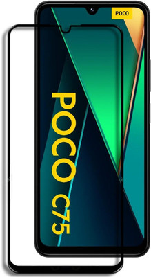 Caseline Edge To Edge Tempered Glass for Redmi A4 5G/ POCO C75, Redmi 14C 5G(Pack of 1)