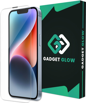 Gadget Glow Edge To Edge Tempered Glass for Apple IPhone 14 Plus, IPhone 14 Plus, iPhone 13 Pro Max, Crystal Clear Glass with Anti Dust Filter(Pack of 1)