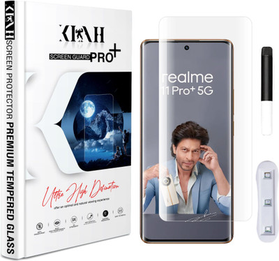 KLAH Edge To Edge Tempered Glass for Realme 11 Pro+ 5G(Pack of 1)
