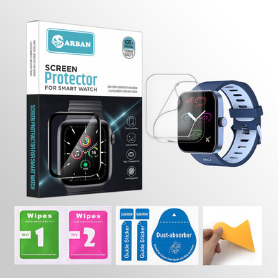 20SKY Impossible Screen Guard for noise X-Fit 2 1.69 inch Smartwatch(Pack of 2)