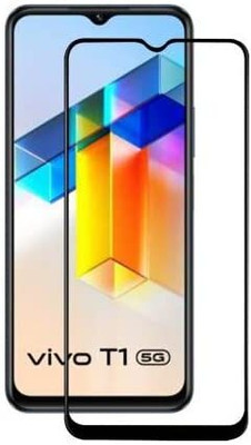 9H Edge To Edge Tempered Glass for Vivo T1 Pro 5G,Vivo T1 Pro 5G(11D Full Glue Tempered Glass Edge to Edge Full Screen Coverage with Easy Installation Kit)(Pack of 1)