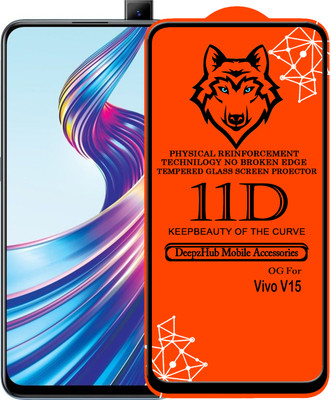 DeepzHub Edge To Edge Tempered Glass for Vivo V15(Pack of 1)