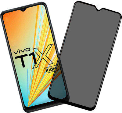 HUPSHY Edge To Edge Tempered Glass for VIVO T1X(Pack of 1)
