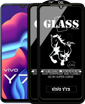 PFOAM Edge To Edge Tempered Glass for VIVO Y73(Pack of 2)