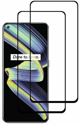 1DOLLAR Edge To Edge Tempered Glass for Realme X7 Max-(Pack of 2)