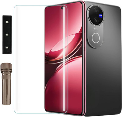 mobinix Edge To Edge Tempered Glass for vivo V50 5G, Vivo V50e 5G, 2.5D Curved Edge Premium Tempered Glass for Ultimate Protection(Pack of 1)