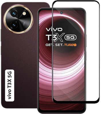 iCopertina Edge To Edge Tempered Glass for vivo T3x 5G(Pack of 1)