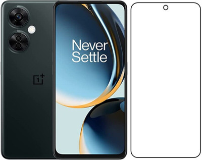 Fit size Impossible Screen Guard for Tempered glass plastic and Fiber oneplus NOER CE3 LIYE 5G(Pack of 1)