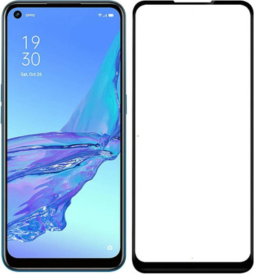 DMJHP Edge To Edge Tempered Glass for Oppo A53(Pack of 1)