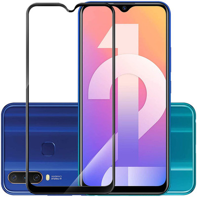 Casesily Edge To Edge Tempered Glass for Vivo Y12 Shatter Proof Gorilla Glass(Pack of 1)