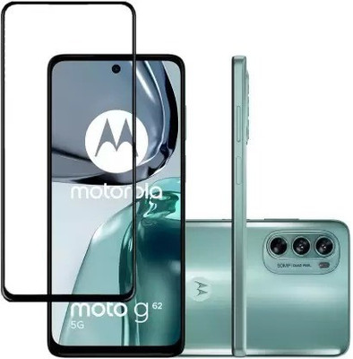 Hyper Edge To Edge Tempered Glass for MOTOROLA G62, MOTOROLA MOTO G62(Pack of 1)