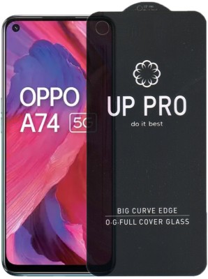 S-Softline Edge To Edge Tempered Glass for Oppo A74 5G, Friendly Edge to Edge Coverage and Easy Installation kit(Pack of 1)