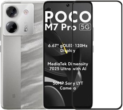Flipkart SmartBuy Edge To Edge Tempered Glass for POCO M7 Pro 5G(Pack of 1)