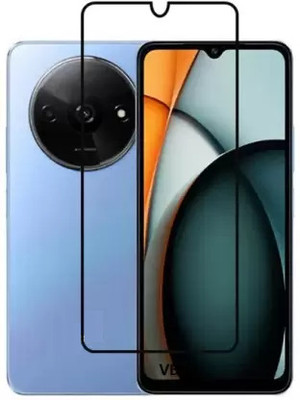VALKAR Edge To Edge Tempered Glass for POCO C61(Pack of 1)