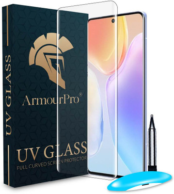 ArmourPro Edge To Edge Tempered Glass for Vivo X70 Pro 5G, Vivo X70 Pro, UV Glue Screenguard(Pack of 1)