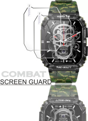 JSGROWITTECH Edge To Edge Tempered Glass for FIRE BOLTT COMBAT(Pack of 2)