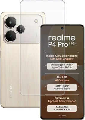 VISHZONE Edge To Edge Tempered Glass for realme P4 Pro 5G(Pack of 1)