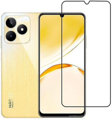 1DOLLAR Edge To Edge Tempered Glass for Realme Narzo N53, Realme C53, Realme C51 (6.74 Inch) [ Gorilla--Glass](Pack of 1)