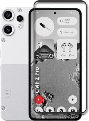 BRENZZ Edge To Edge Tempered Glass for CMF by Nothing Phone 2 Pro, CMF Phone 2 Pro(Pack of 1)