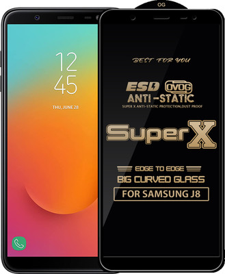 Qyist Edge To Edge Tempered Glass for Samsung Galaxy J8(Pack of 1)