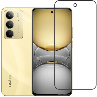 MOBIGENIX Edge To Edge Tempered Glass for realme C75 5G, realme C75 5G(Pack of 1)