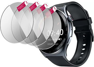 HIDEOUS Edge To Edge Tempered Glass for Infinix XWatch 3 GT(Pack of 4)