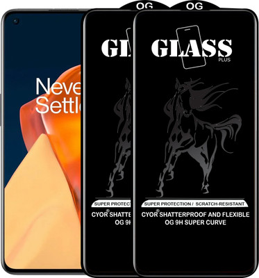 CYOR Edge To Edge Tempered Glass for ONEPLUS 9(Pack of 2)
