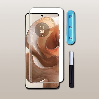 GORILLA FIVE FLEXII Edge To Edge Tempered Glass for Moto Edge 50 Pro / Moto Edge 50 Ultra 5G / Motorola Edge 50 Ultra Premium Performance and Ultra Connectivity(Pack of 1)