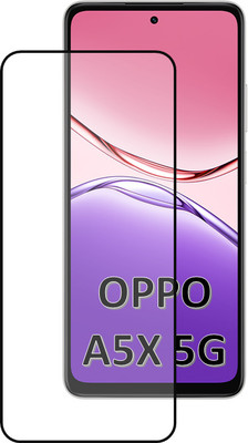 NEXZONE Edge To Edge Tempered Glass for OPPO A5x 5G(Pack of 1)