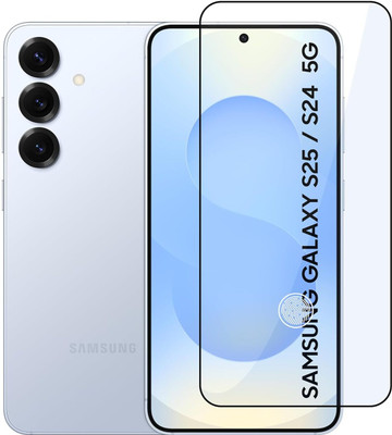 AIBEX Edge To Edge Tempered Glass for Samsung Galaxy S24 5G / Samsung Galaxy S25 5G| 9H Hardness | Anti-Glare & Anti-Fingerprint | Water Resistant | Edge-to-Edge Full Screen Protector | Bubble-Free Installation(Pack of 1) AIBEX Edge To Edge Tempered Glass for Samsung Galaxy S24 5G / Samsung Galaxy S25 5G| 9H Hardness | Anti-Glare & Anti-Fingerprint | Water Resistant | Edge-to-Edge Full Screen Protector | Bubble-Free Installation(Pack of 1)