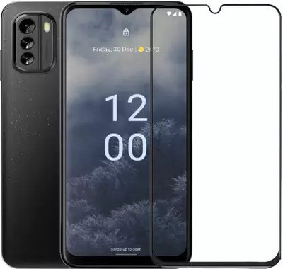 VISHRN Edge To Edge Tempered Glass for NOKIA G60(Pack of 1)