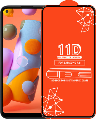 Roxel Edge To Edge Tempered Glass for Samsung Galaxy A11(Pack of 1)
