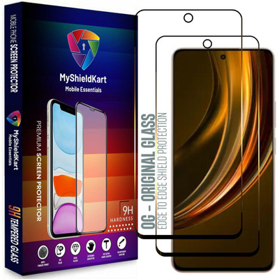 MyShieldKart Edge To Edge Tempered Glass for realme 13 Plus 5G(6.67 Inch)(Pack of 2)
