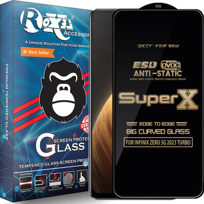 Roxel Edge To Edge Tempered Glass for INFINIX ZERO 5G 2023 TURBO(Pack of 1)