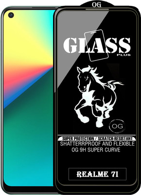 PFOAM Edge To Edge Tempered Glass for REALME 7I(Pack of 1)