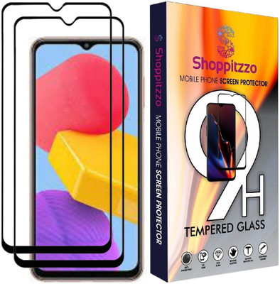 Shoppitzzo Edge To Edge Tempered Glass for SAMSUNG Galaxy M02,M02s,F02,F02s/*NeoShield*Tempered Glass/Full Screen Coverage-Edge to Edge/9H(Pack of 2)