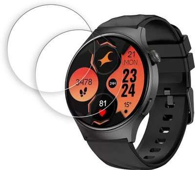 ARBAN Edge To Edge Tempered Glass for Fastrack Optimus Pro 1.43 inch SMARTWATCH SCREEN GUARD(Pack of 2)