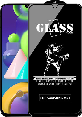 Qyist Edge To Edge Tempered Glass for SAMSUNG GALAXY M21(Pack of 1)