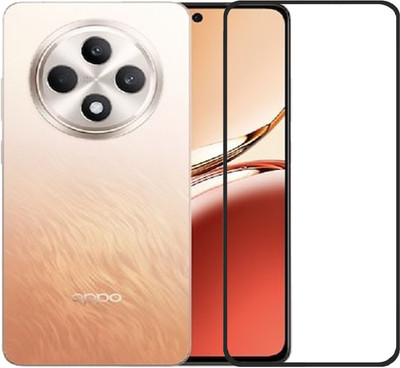 BRENZZ Edge To Edge Tempered Glass for Oppo Reno12 F(Pack of 1)