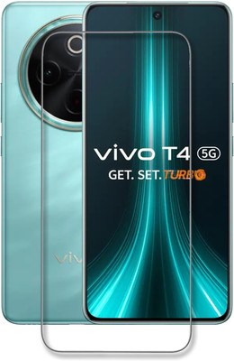 INFINITYWORLD Edge To Edge Tempered Glass for Vivo T4 5G(Pack of 1)