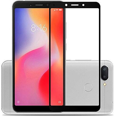 MoreFit Edge To Edge Tempered Glass for Mi Redmi 6(Pack of 1)